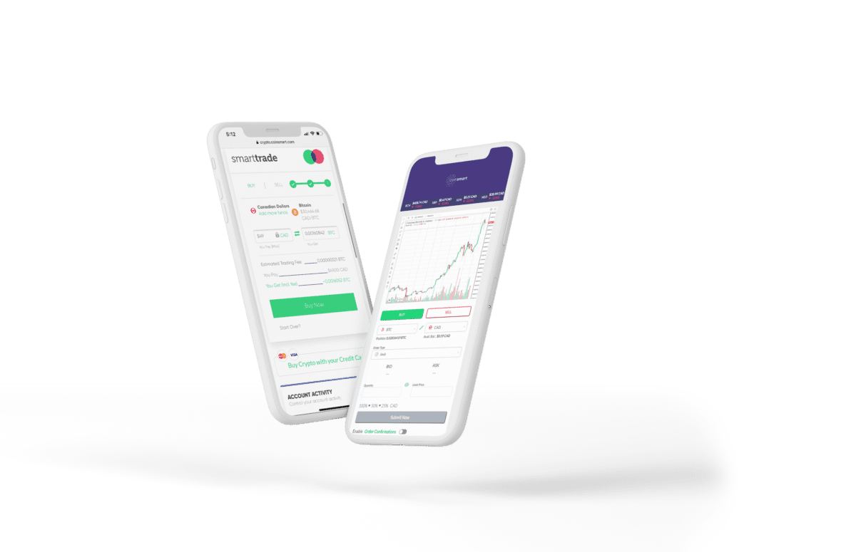 Canadian Cryptocurrency Trading App