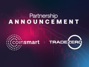 TradeZero and CoinSmart partnership announcement